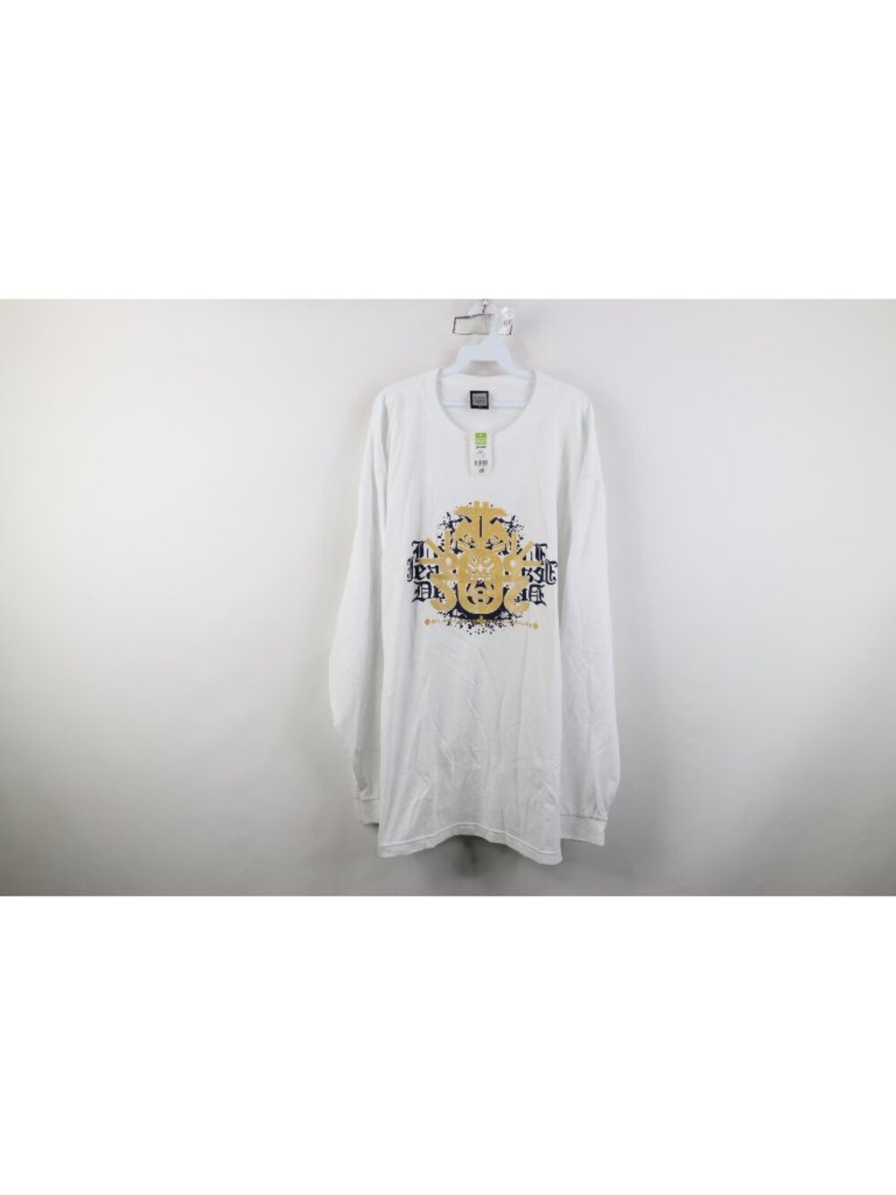 Deadstock Vtg 90s Marithe Francois Girbaud Men 2XL Mayan Art Long Sleeve T-Shirt